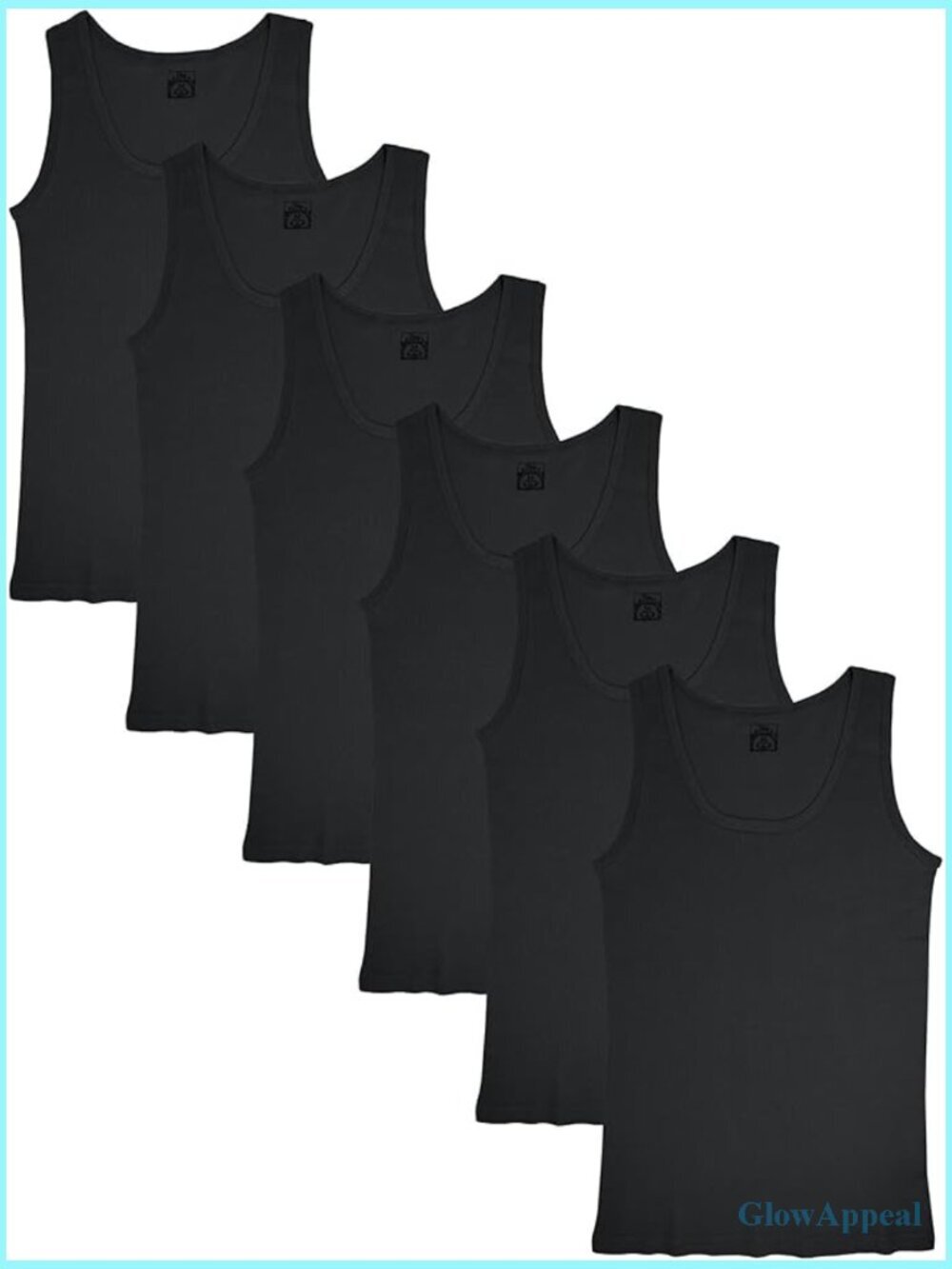 100% Cotton Ribbed Tank Tops | Soft Flex Fit | Multipack Essential